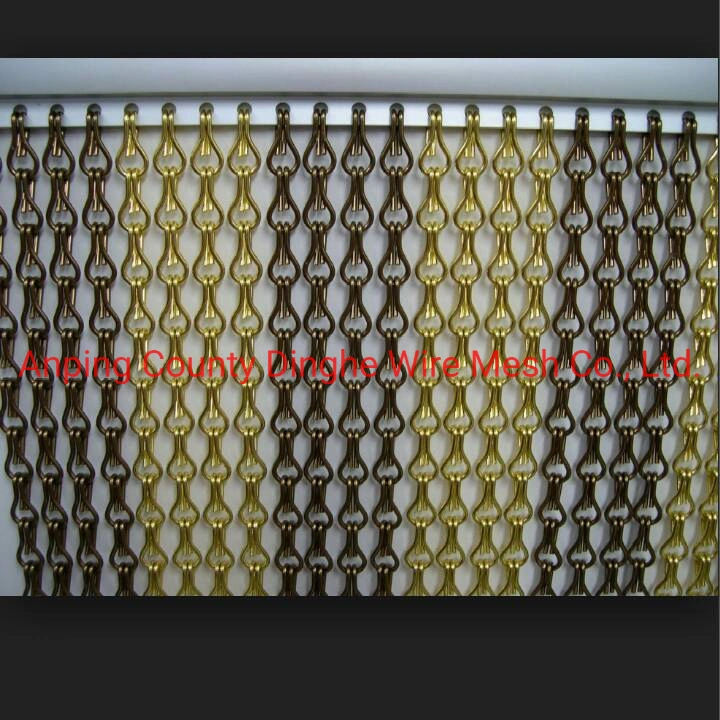 Aluminum Chain Link Insect Screen Curtain