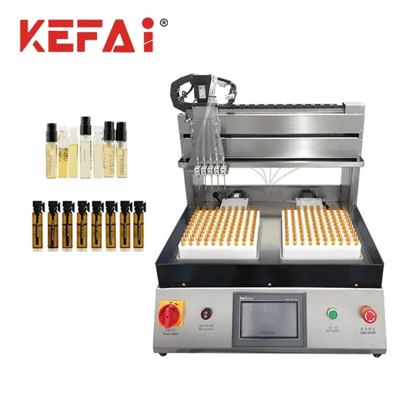 Kefai 0.5-3ml Small Perfume Sample Liquid Quantitative 5 Nozzles Filling Machine