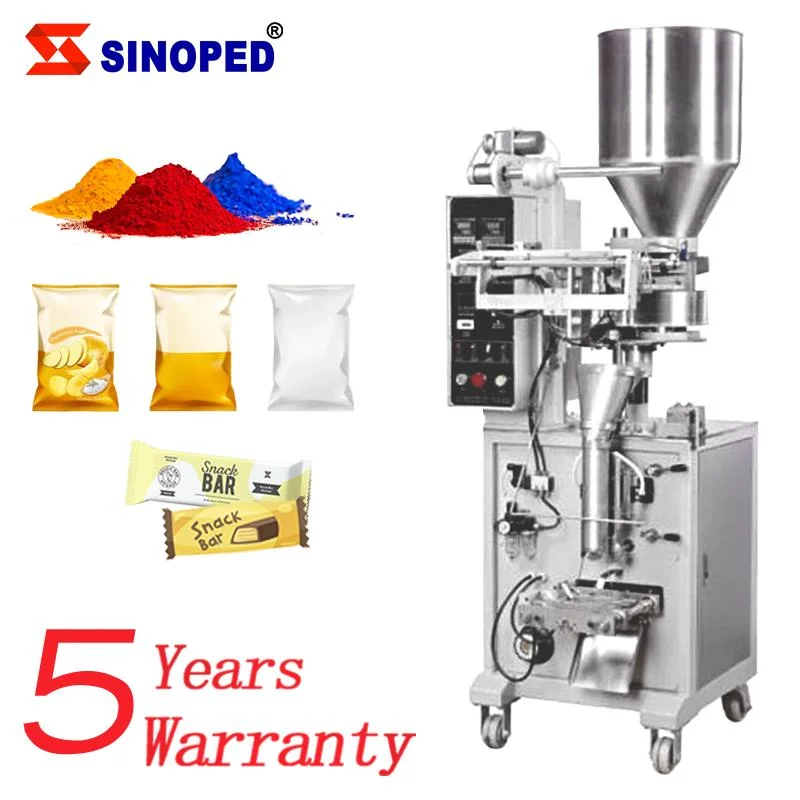 Wholesale Price Auger Filler Automatic Three-Side Sealing High Precision Speed Plastic Vertical Liquid Powder Filling Sealing Sachet Packing Machine
