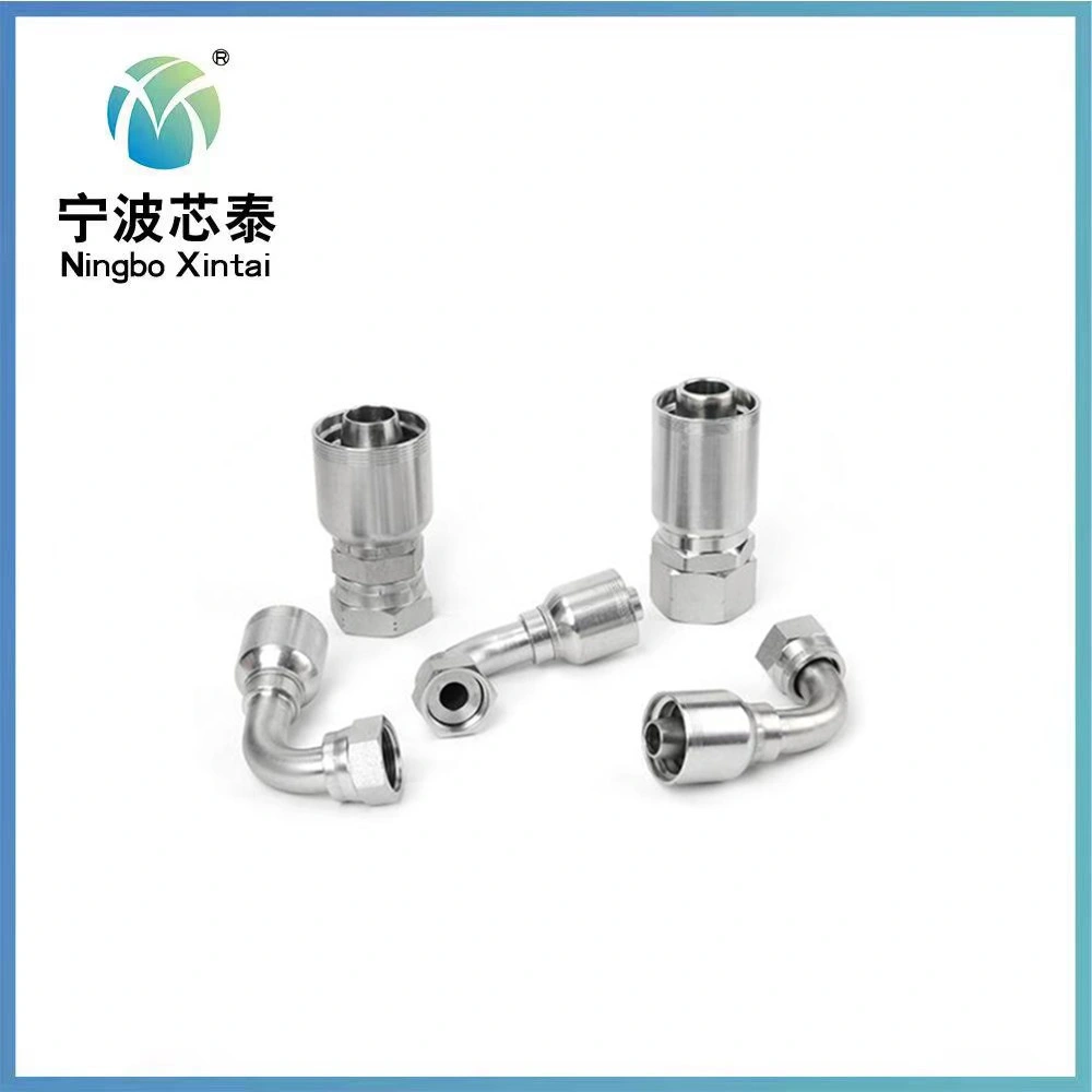 Factory Hot Selling OEM ODM Parker Parkrimp and Reuseable Hose End Carton/Stainless Steel Cross Tee Swivel Hydraulic Tube Crimp Fittings Custom