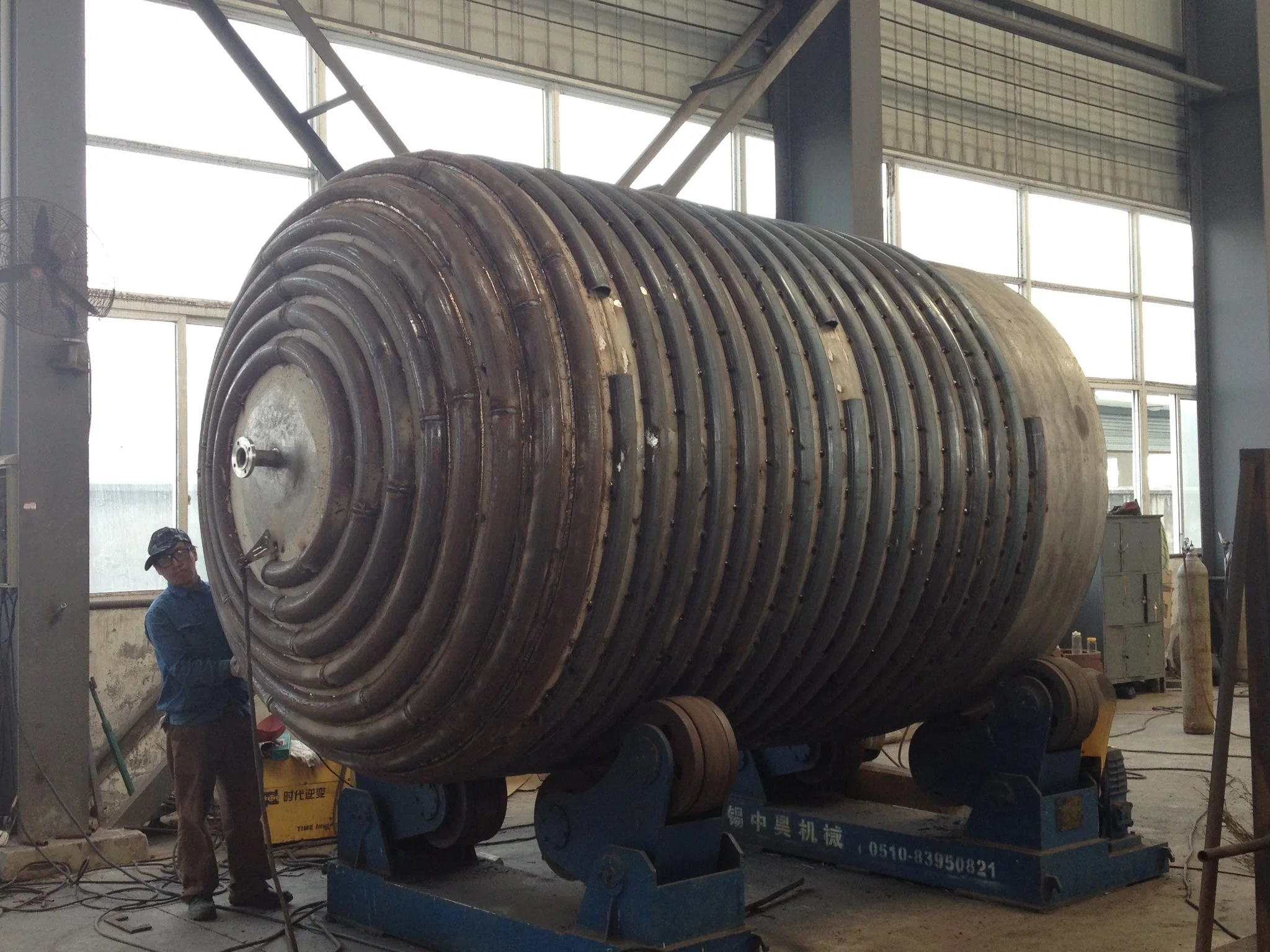 Outer Disc Tube Reactor Stainless Steel Petrochemical and Liquor Industry Pressure Vessel