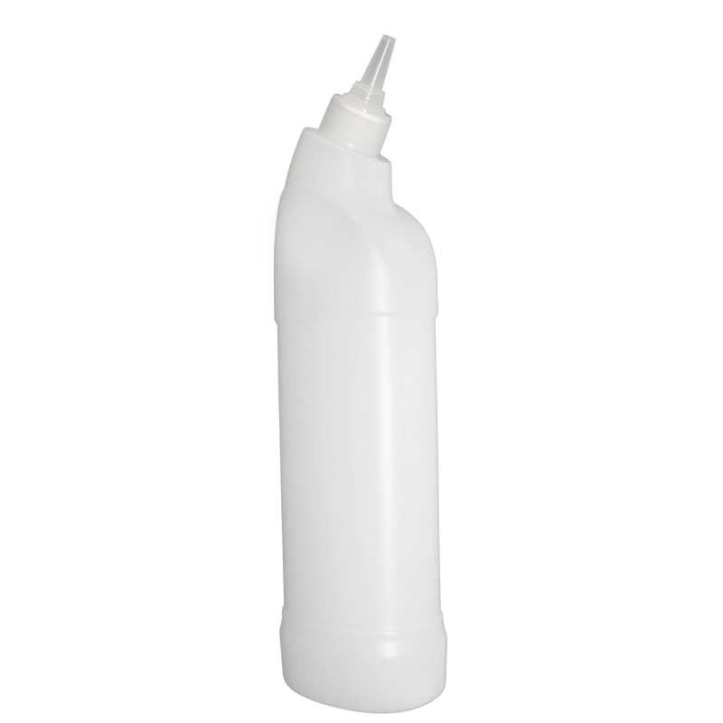Weiß 750ml leere Toilettenreiniger Flasche Flüssigseife Squeeze Kunststoff Flasche mit Drehverschluss
