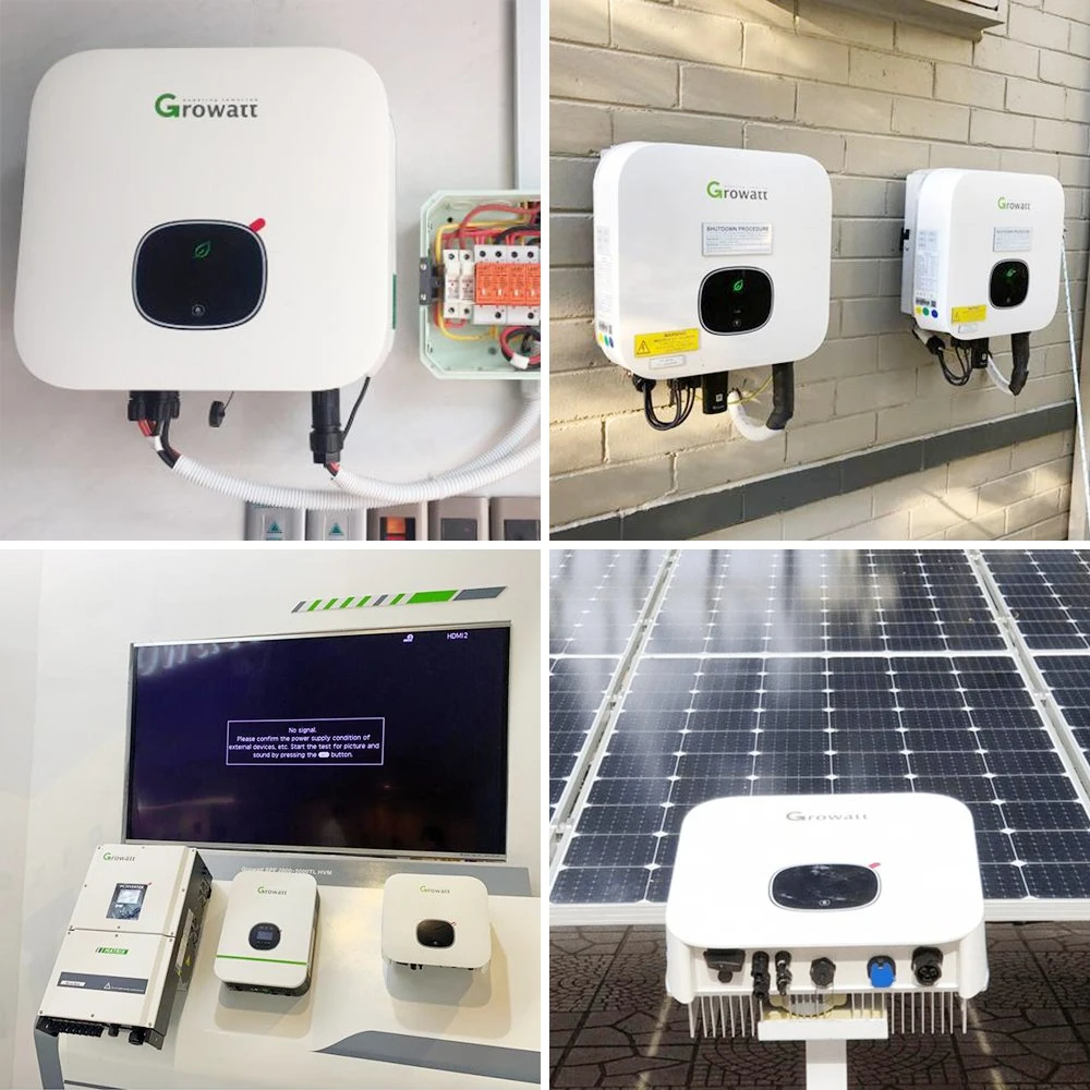 No Grid 10kw Growatt no grid Inveter 15 Kw Hybrid Sistema Solar 30kw 40kw 50kw 100kw 120kw 150 kw