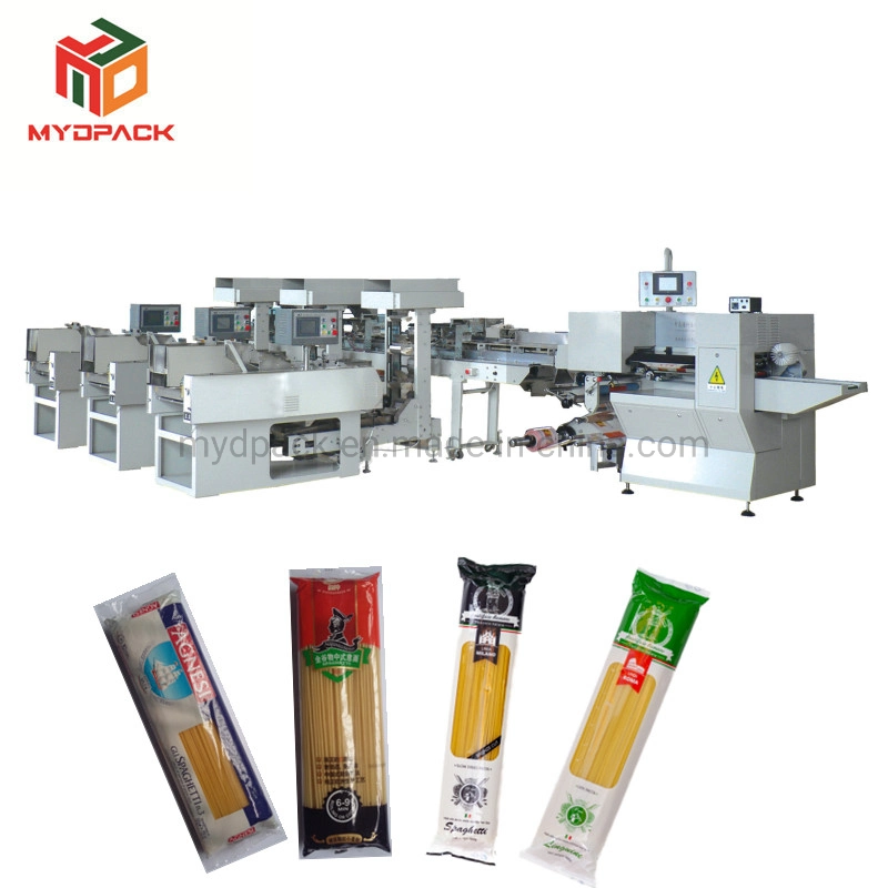 Automatic Noodle Spaghetti Pasta Filling Weighing Packing Packaging Machine Machinery Plastic Bag Filling Sealing Machine Food Packaging Machine