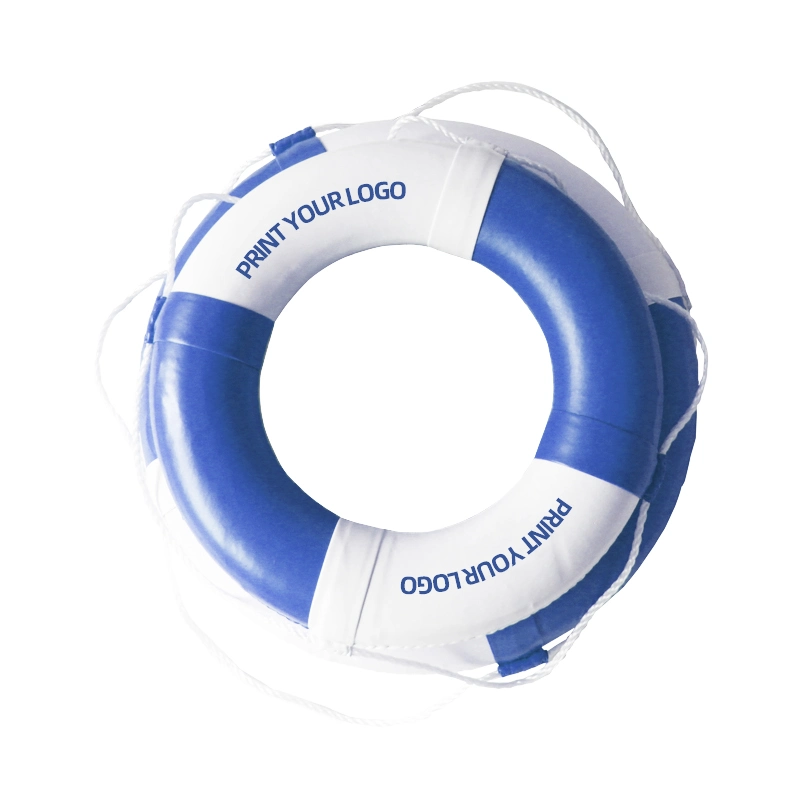 Fabricante fornecer peso leve e conveniente Blue White Life Buoy Anel