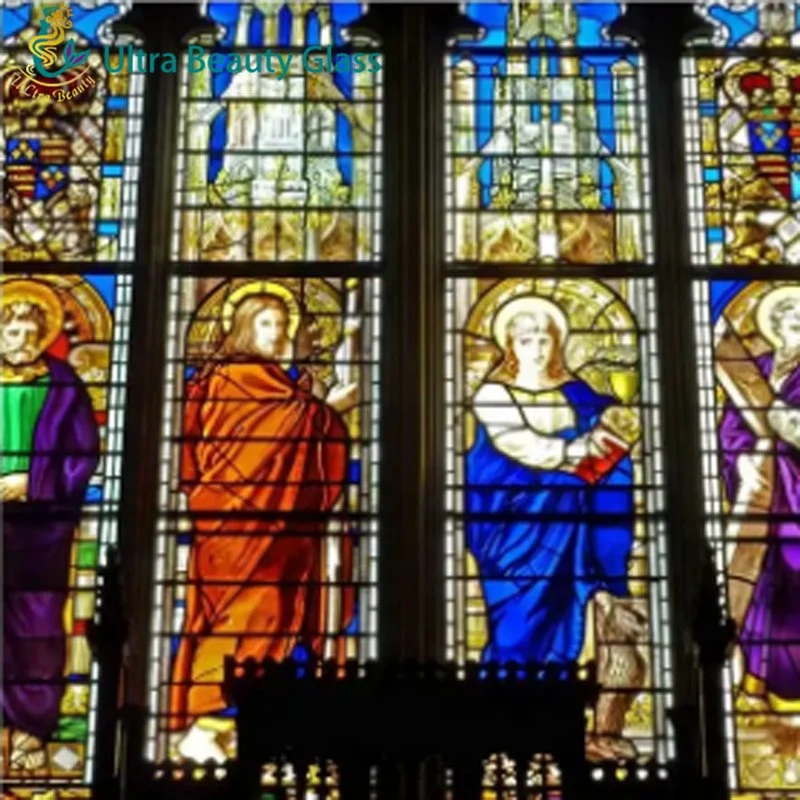 Religiöse Malerei Tiffany Glasmalerei Kirche Fenster Dekor Glas