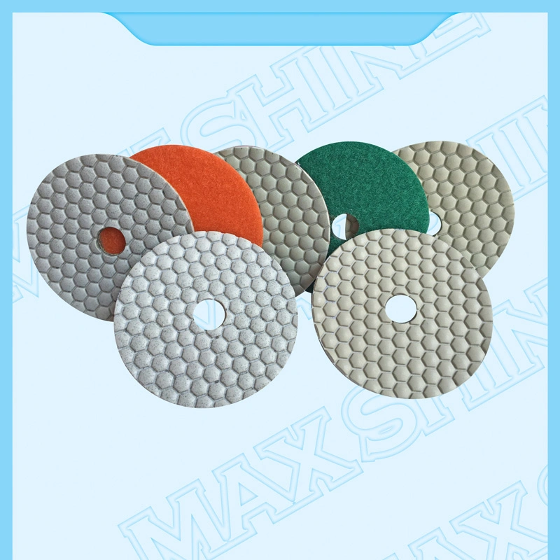 Top Quality 7 Steps Dry Polishing Pads for Stone Polishing Without Water