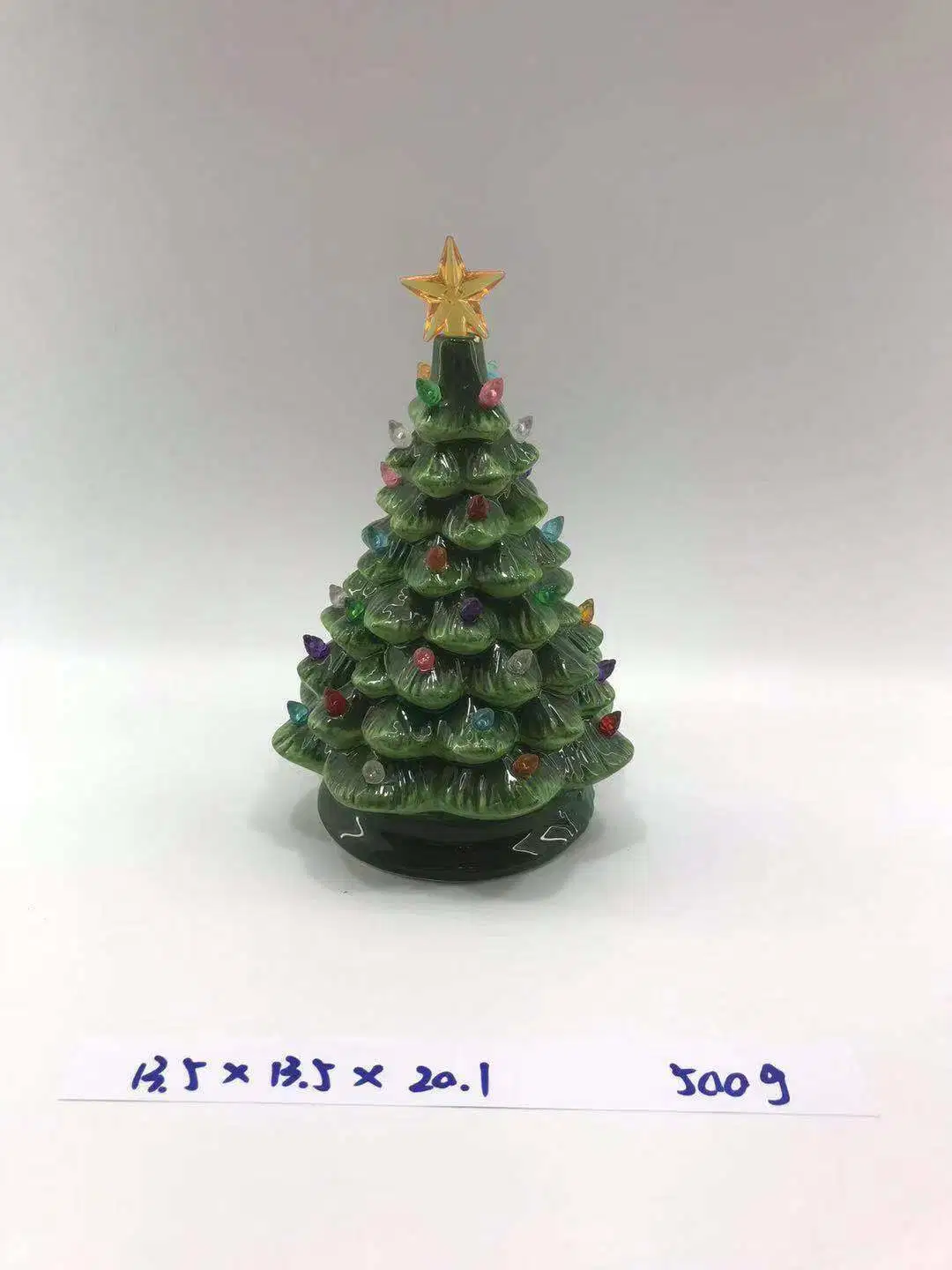 Coniferous Pine Green Light Christmas Tree