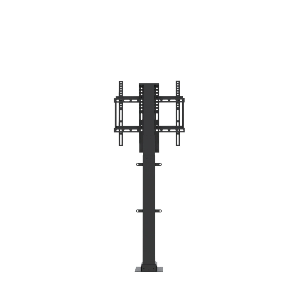 Soporte de TV de pie remoto ajustable en altura con estructura de elevación eléctrica de alta capacidad de carga para opciones de tamaño completo de la empresa/hogar Jiecang