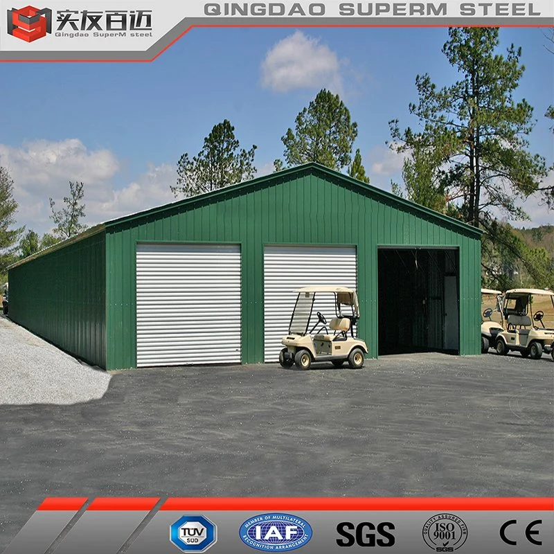 China Cheap Construction Material Prefab Steel Structure Warehouse Garage