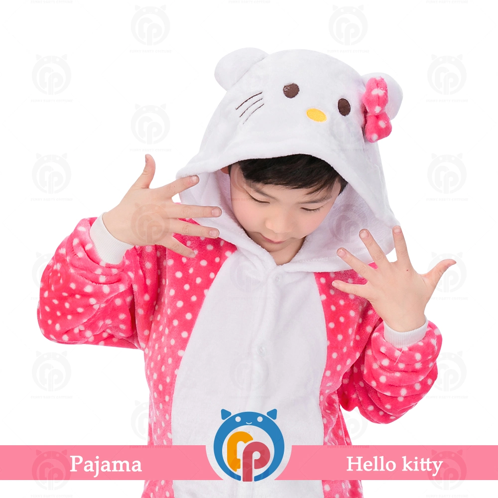 Unisex Adults and Kids Fancy Pajamas Animal Party Costumes F-P-C-Khk003