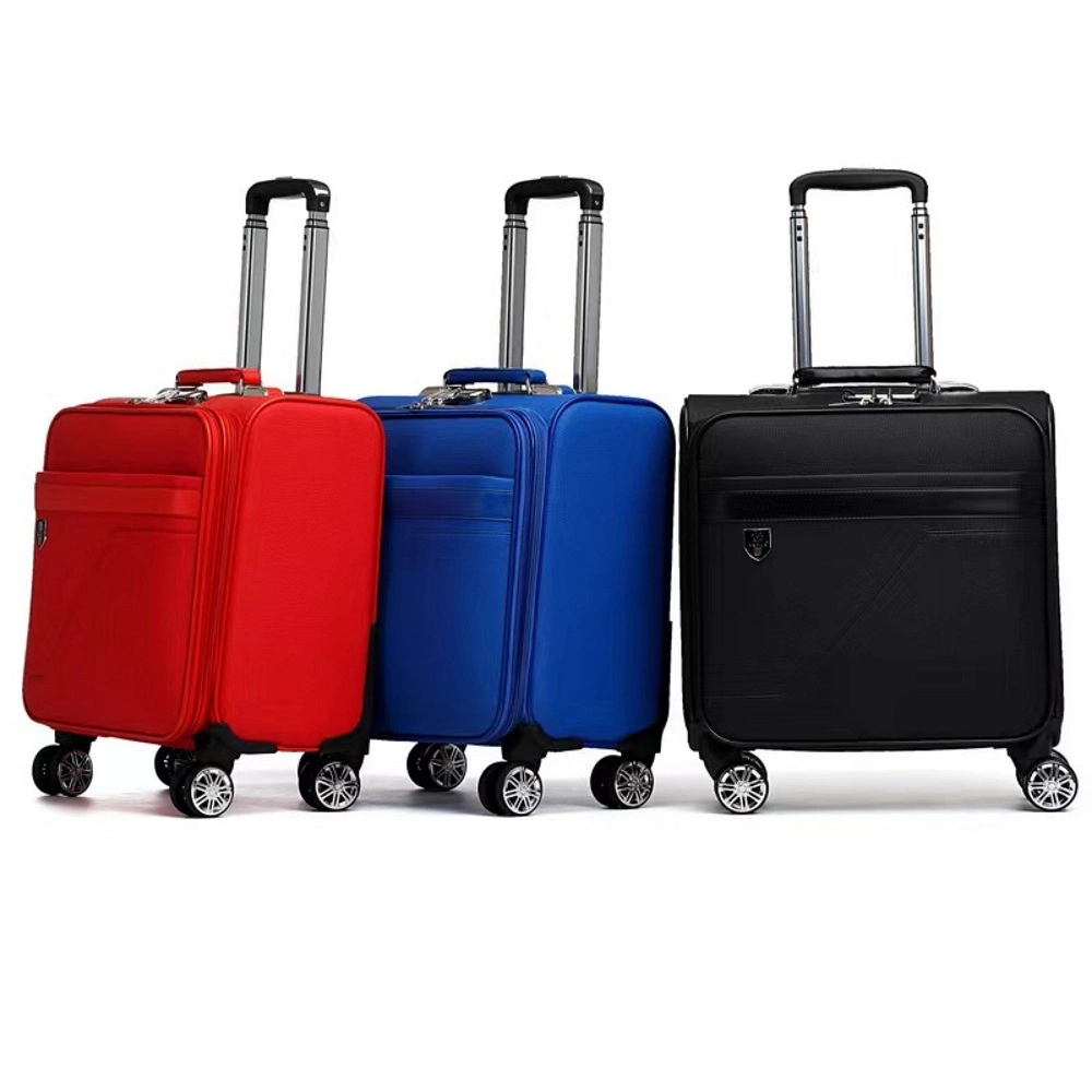 Suitcase Trolley Case Bag Retro Small Cabin Travel Suitcase Leather Luggage Wbb14580