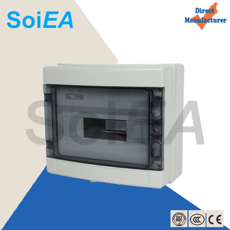 18 Ways IP66 PC Waterproof Distribution Box for Circuit Breaker