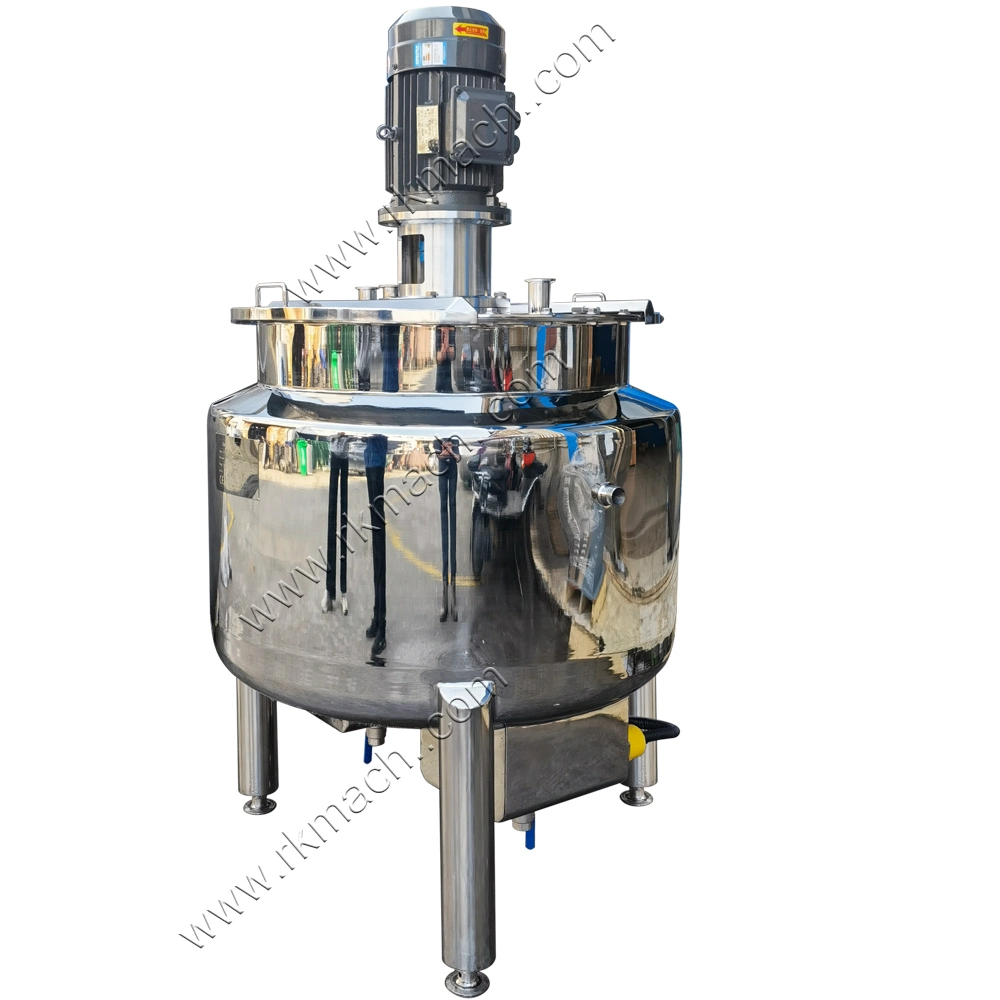 1000ltrs SS316 / SS304 Stainless Steel Mixing Tank to Emulsify Resins and Pigment Flexo Inks