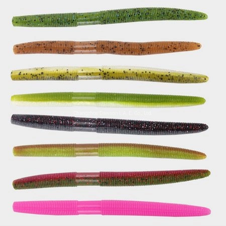 TPE Worm Shrimp Soft Bait Biodegradable Floating Bass Fishing Lures