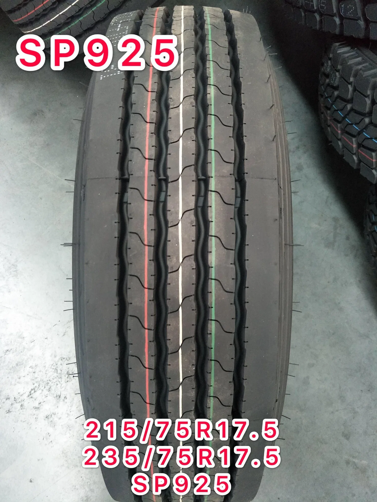 La calidad de la marca de neumáticos tubeless TBR17.5 8.5r 8r17.5 9.5r17.5 Todas radiales de acero de autobuses y camiones de alto rendimiento con neumáticos 215/75R17.5 235/75R17.5 215/70R17.5