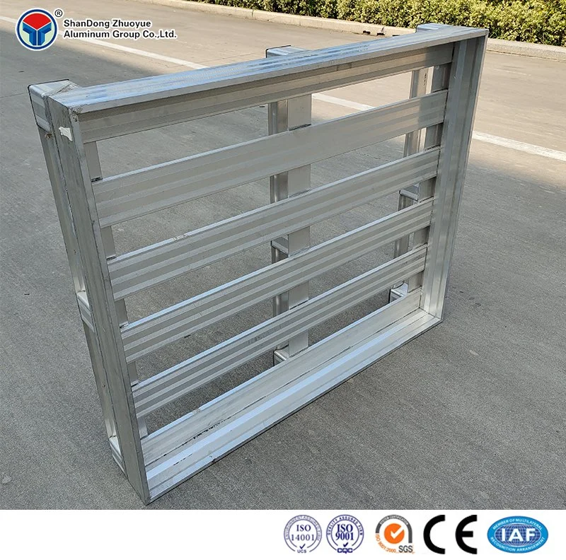 Lager Lagerung und Transport Cargo Pallet Aluminium Pallet Processing Custom Aluminium Pallet.