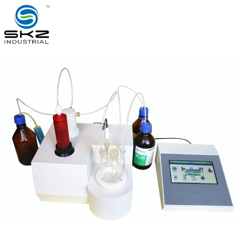 Skz1018c 10ppm -100% Electric Karl Fischer Titrator Transformer Oil Trace Moisture Tester Lab Equipment