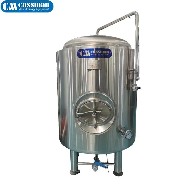 Cassman 2000L nueva condición de depósito de servir la cerveza de acero inoxidable