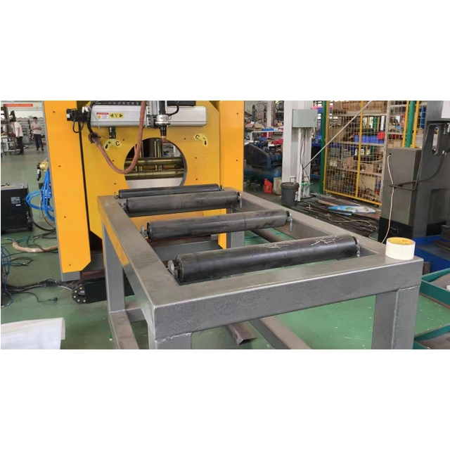 H Beam Steel Square Tube Bevel Cutter CNC Plasma Pipe Profile Cutting Machine