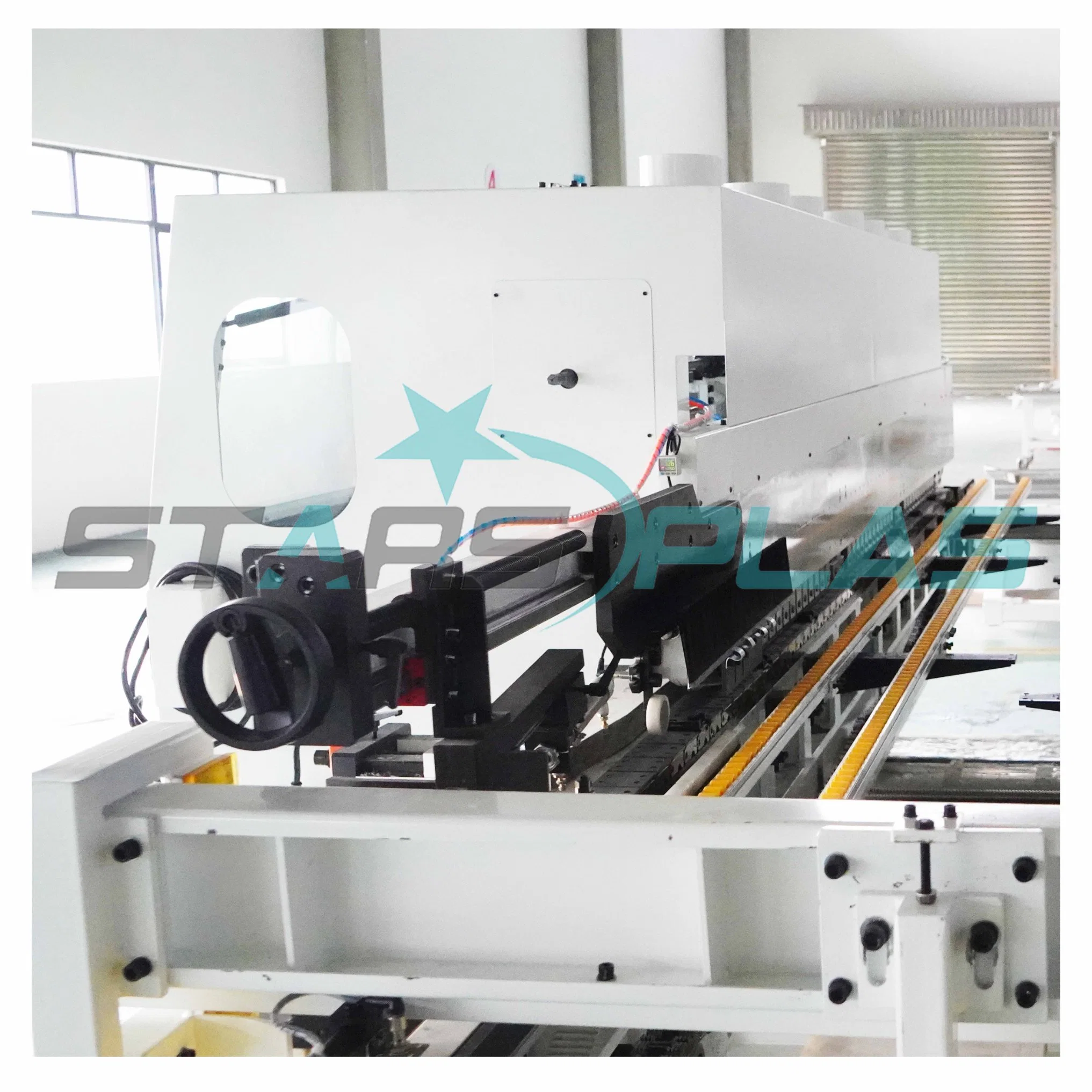 Starsplas WPC Automatic Sawing Machine Profiling Machine for WPC Flooring Produtcion