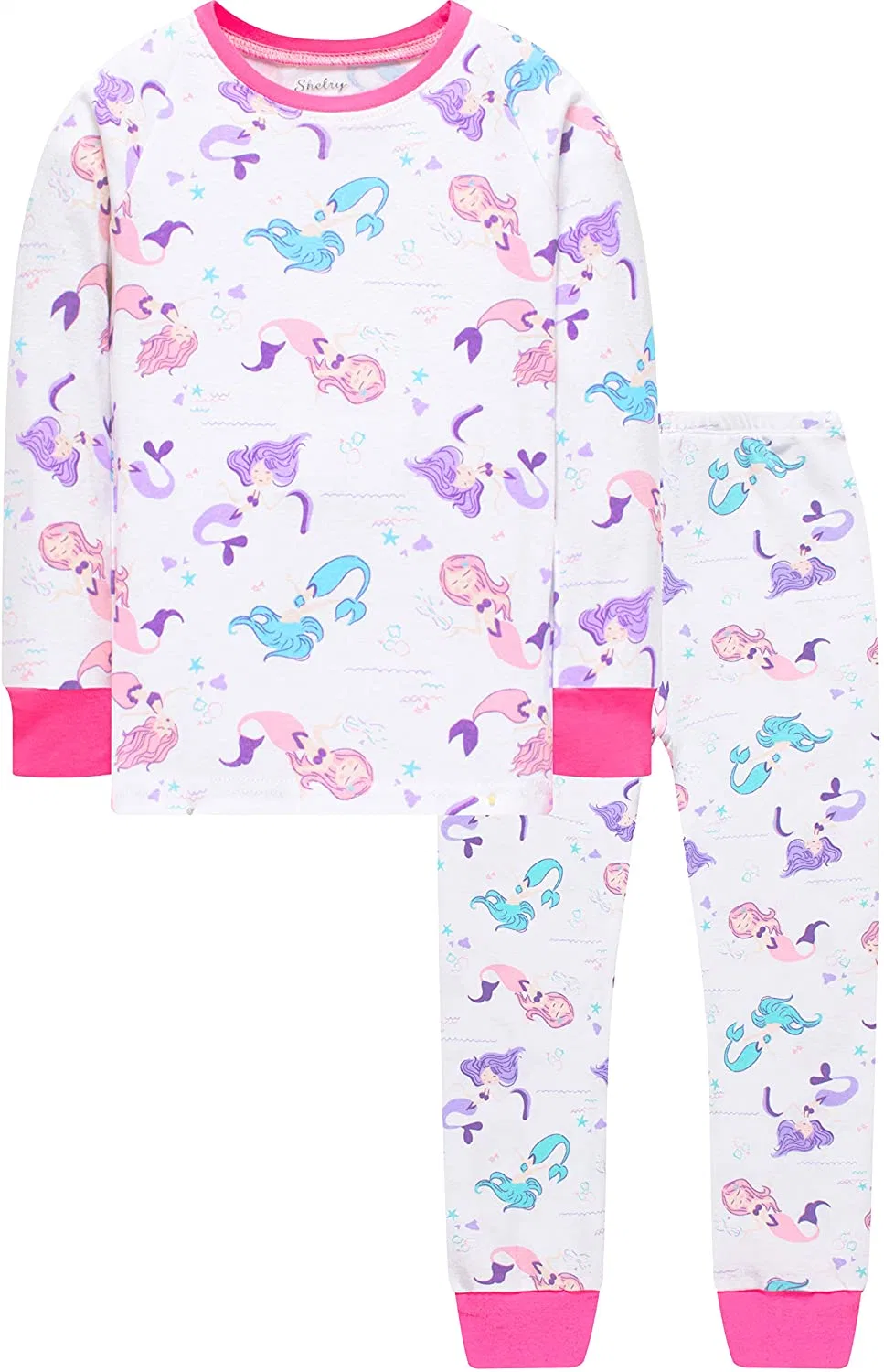 Girls Christmas Pajamas Baby Kids Horse Clothes Children Unicorn Gift Pants Set Size