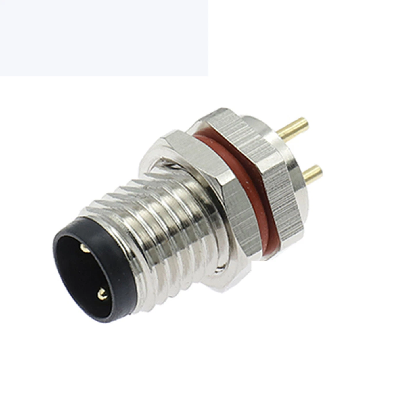 Waterproof Round Straight Connector M8 Socket for Electronic Components