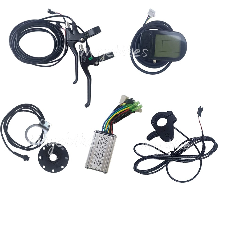 Cheap Price Ebike Parts Electric Bicycle 36V/48V 15A Kt Controller Kit Kt LCD5 Display Without E-Bike Hub Motor