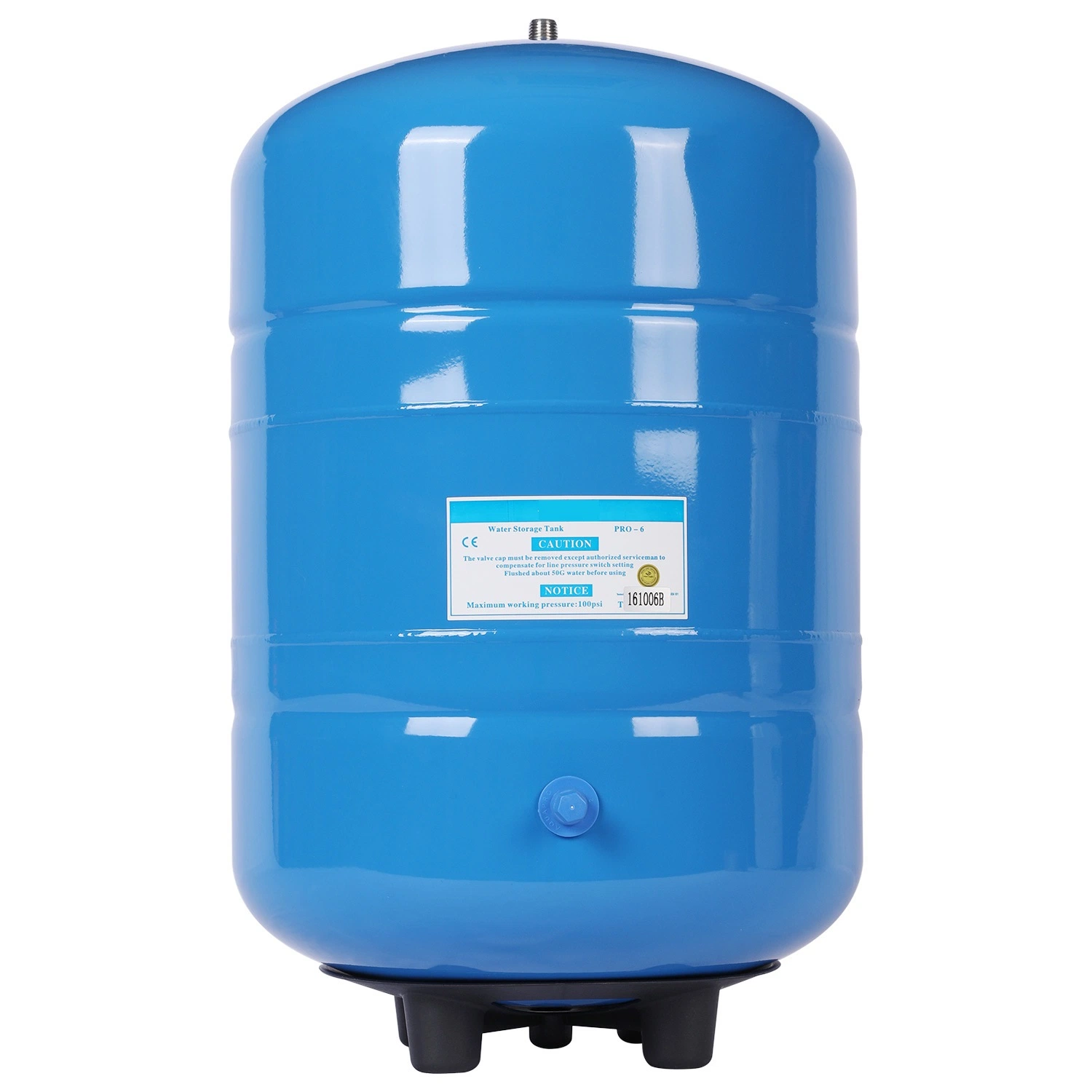 Metal Carbon Steel Commercial RO System Water Storage Pressure Tank 6.0g