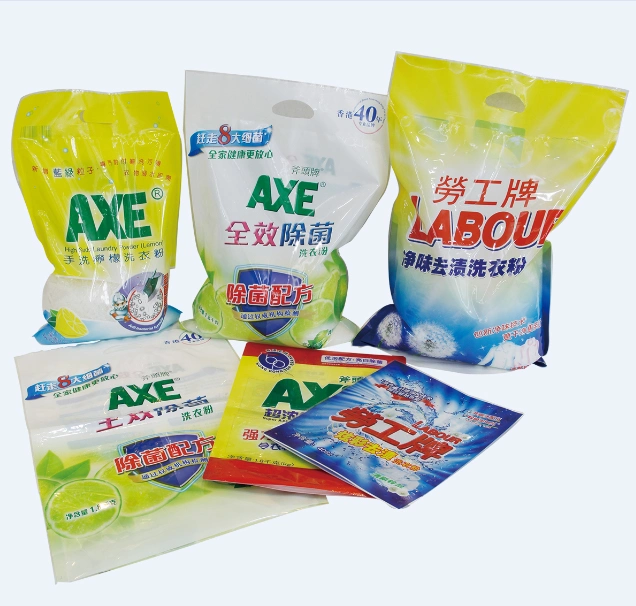 Laminated Packaging Laundry Liquid Detergent Washing Powder Pouch