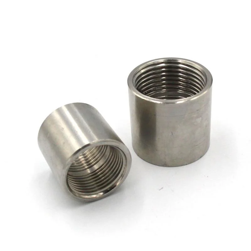 SS304 SS316 Stainless Steel Pipe Fittings Female Thread Coupling