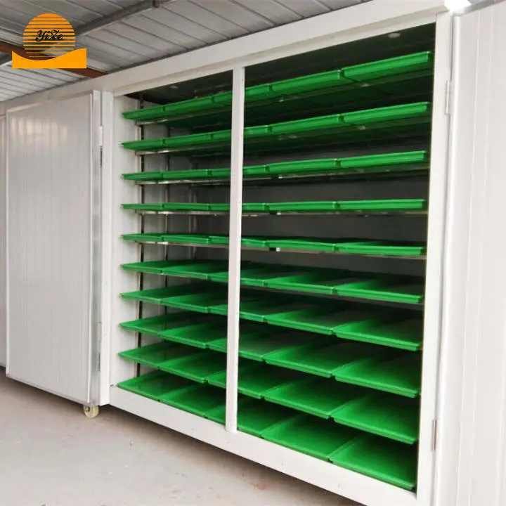 Hydroponic Wheatgrass Machine Growing Systems Container Stainless Steel Bean Sprout Making Growing Machine Animal