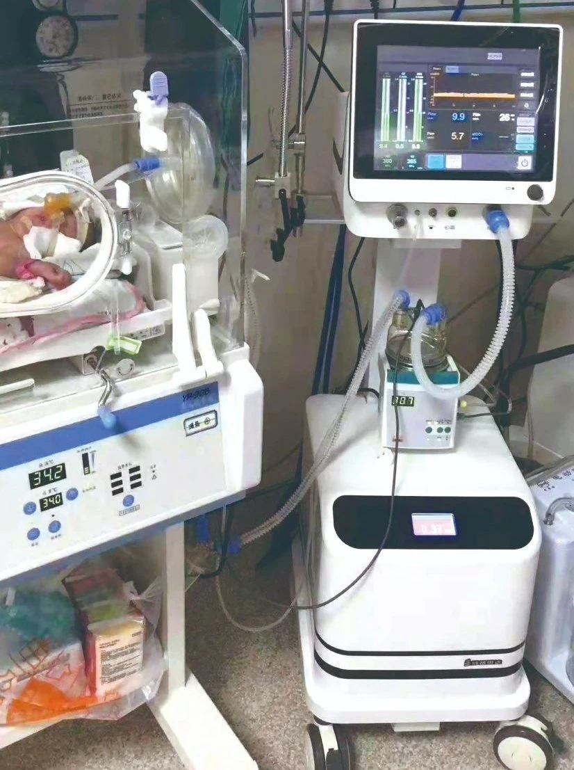 Manufacturer with ISO 13485 Medical ICU Respiratory Machine CPAP Ventilator Equipment