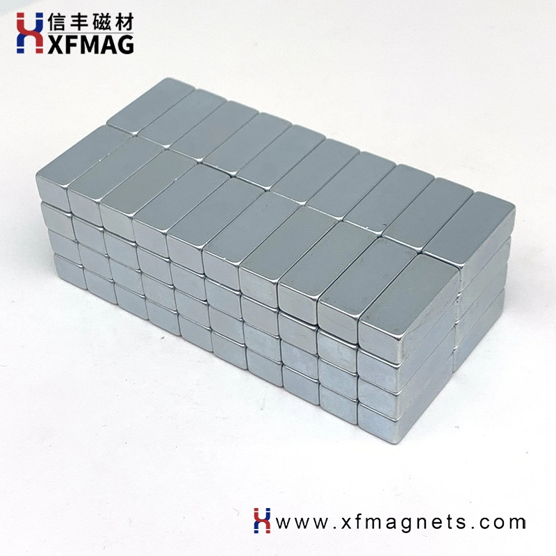 Zn-Beschichtung Seltene Erden Blockmagnet Permanenter Starker Rechteckmagnet Magnetische Produkte