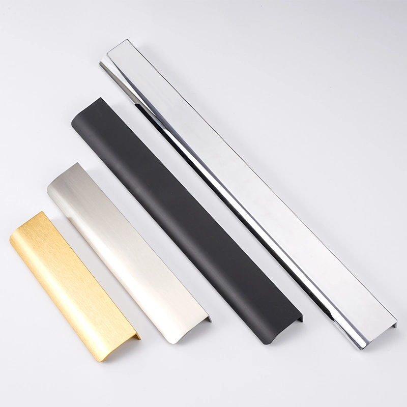 Factory Fabrication Aluminum Alloy Handle Bathroom Living Room Furniture Cabinet Drawer Pulls