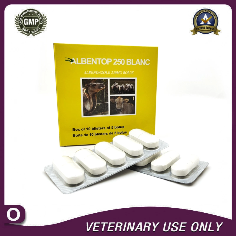 Veterinary Drugs of Albendazole tablet  250mg of oxytetracycline tablet