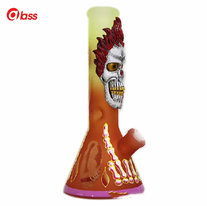 Wholesale/Supplier Head of Death Glass Smoking Water Pipe Hookah