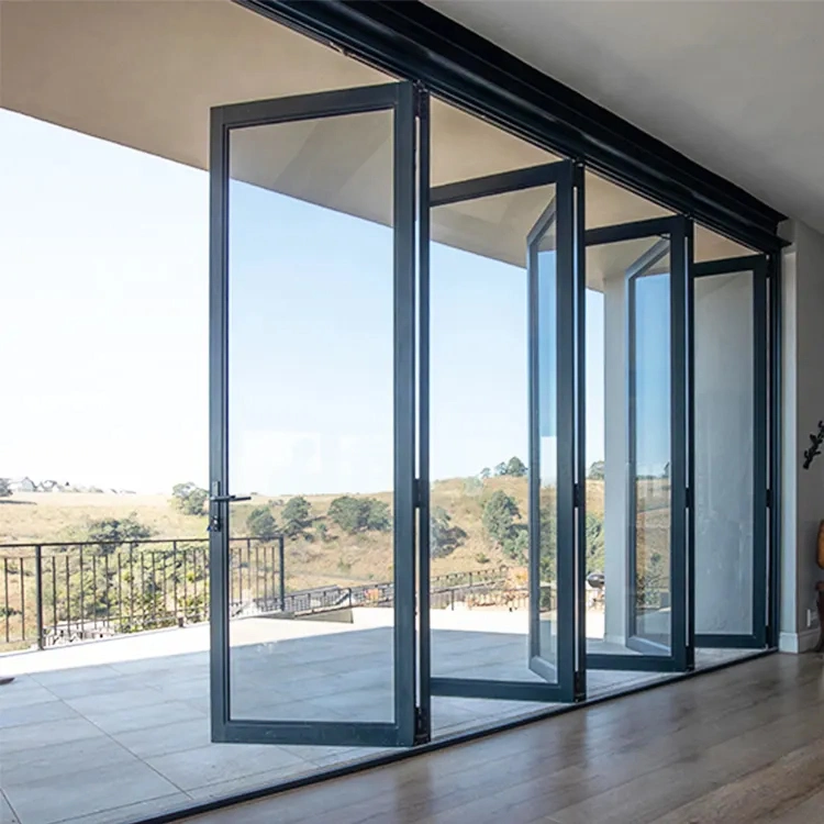 Fashion Aluminium Patio Bifold Door Designs American Outdoor Folding Patio Doors Prices