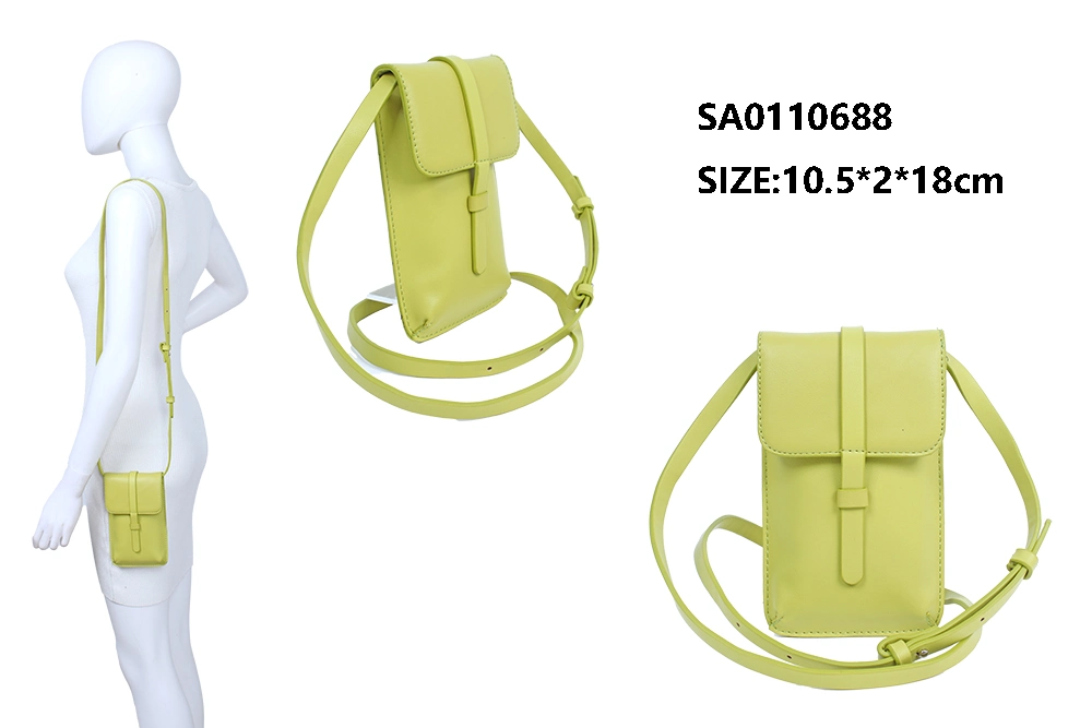 New Niche Small Single Shoulder Messenger Bag Cell Mobile Phone Handbag Vertical Small Sling Bag for Women