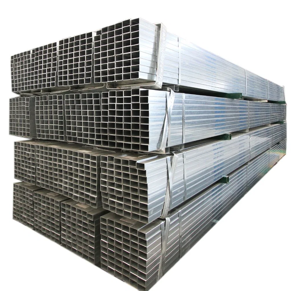 Galvanized Rectangular Pipe Cold Rolled Pre Galvanized Welded Square / Rectangular Steel Pipe/Tube