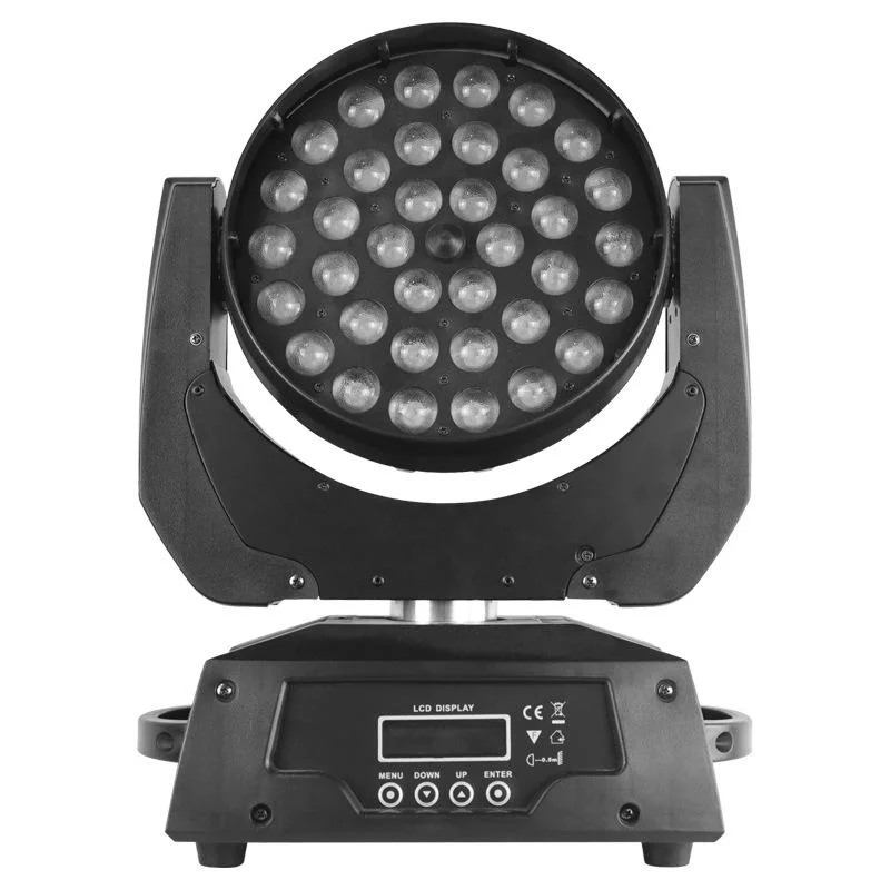 36LEDs X10W Round LED Zoom Wash Moving Head Stage Lighting