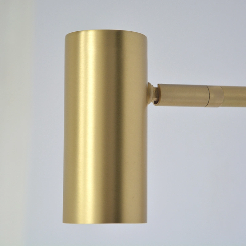 Hotel Bedside Background Sconces Modern Line LED Wall Lamp Light in Brass