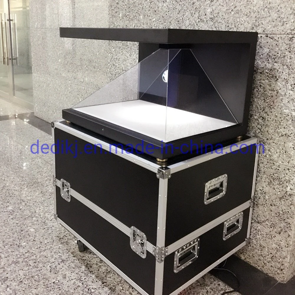 270 Degree Pyramid 3D Holographic Display for Dynamic Advertising