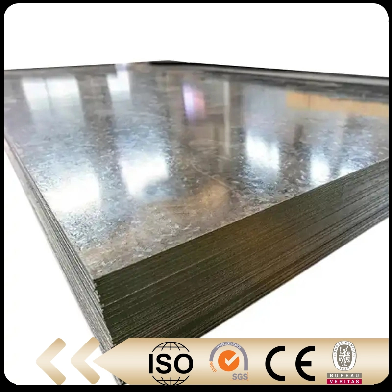 Prix le plus bas Gi matériaux de construction film PVC acier galvanisé Feuille de couverture en zinc pour toiture en tôle de couverture ondulée