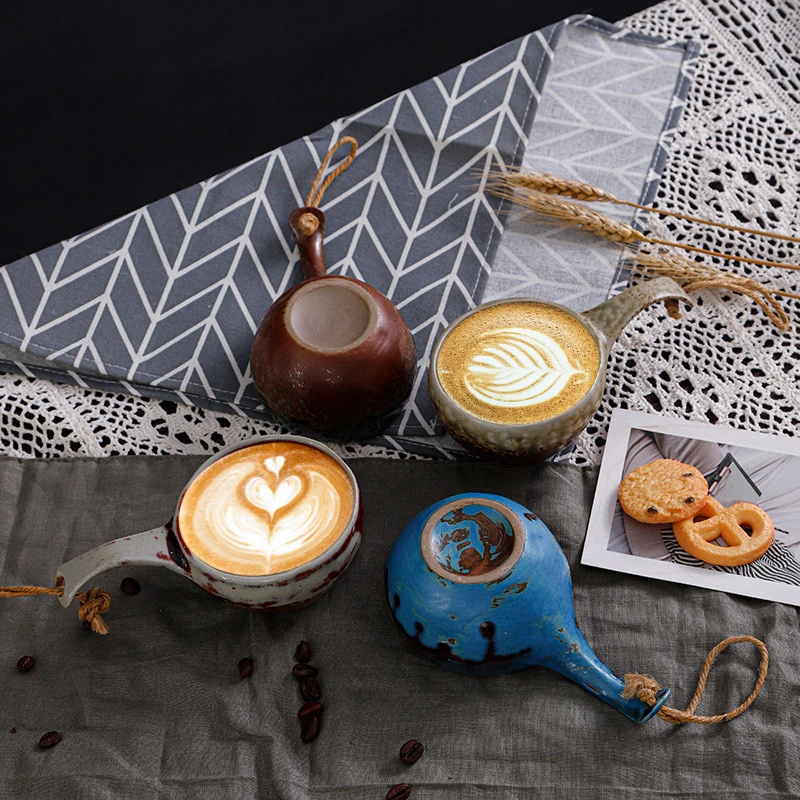 Con Textura personalizada terrosos naturales áspera silenciado Bold vibrante colorido taza de café