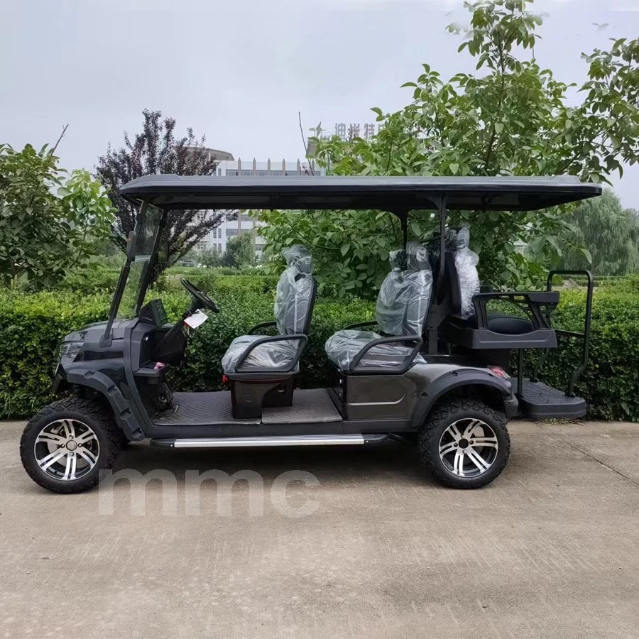 Mcpherson Suspension 6 Seater 48V/60V/72V Lithium Battery Solar Panels Electric Golf Cart