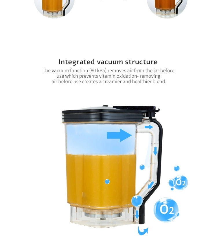 1.2L appareil électronique multifonctionnel Blender Smoothie tranquille commerciale des aliments pour bébés soupe processeur Maker Fruits centrifugeuse sans BPA avec couvercle insonorisées