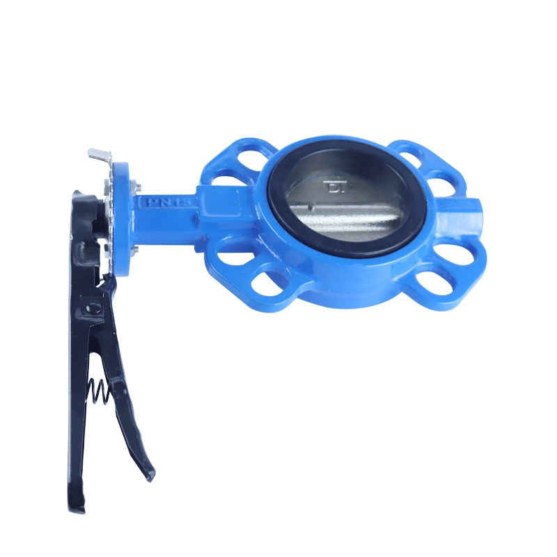 Low Price 3 Inch DN50 Pn16 Handle Operated Worm Gear DN50-1000mm Nominal Diameter Wafer Butterfly Valve