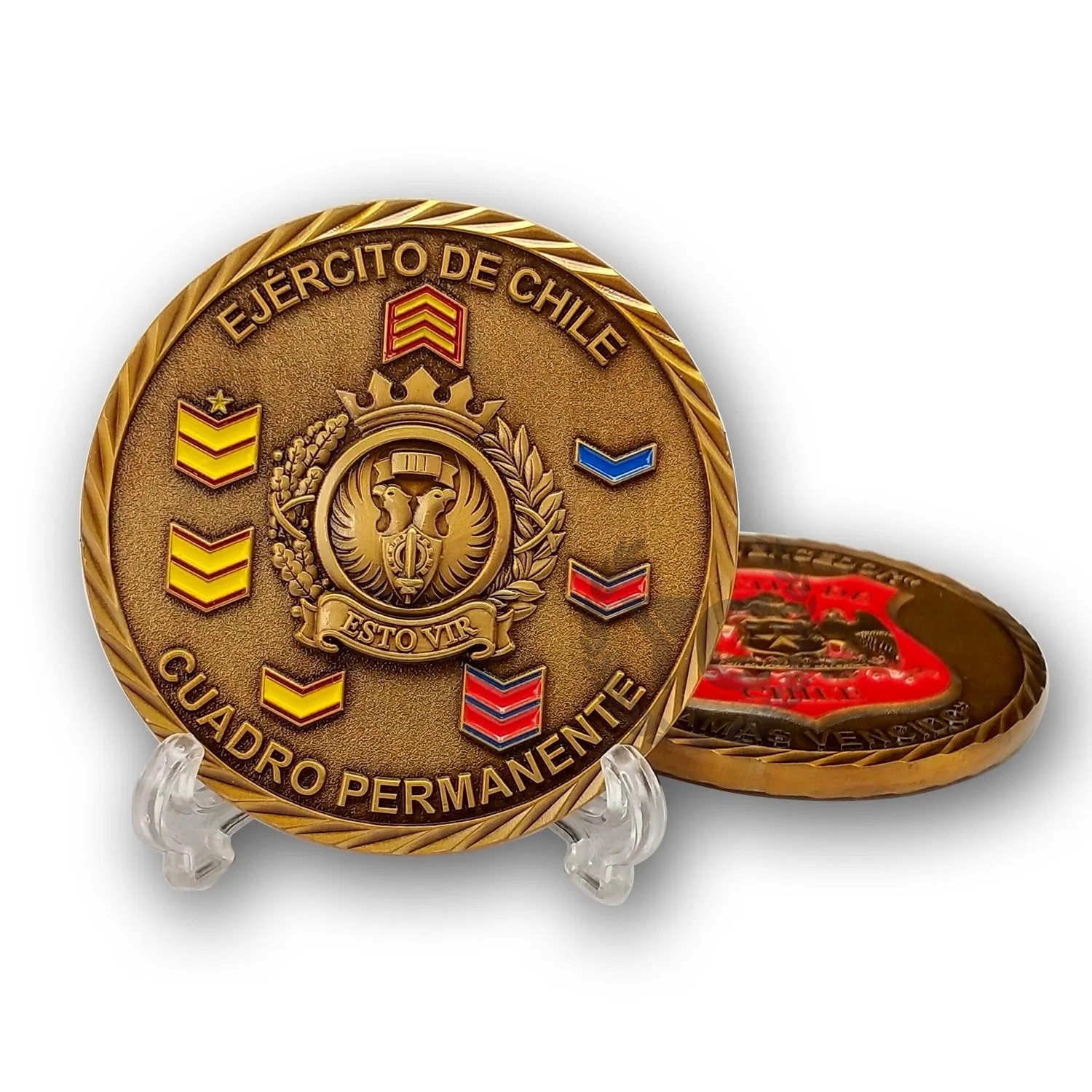 Alta qualidade de fábrica Custom 3D moedas comemorativas de metal do logotipo militares da Marinha Honra Desafio loja com design livre de moedas