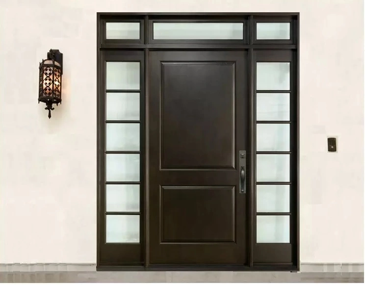 Factory Price 2022 New Design Steel Gate Door Commercial Steel Front Entry Door for Apartment